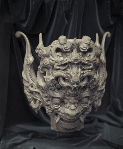 The mask, Zhelong XU : Mask of &amp;quot;NUO&amp;quot; 傩面具