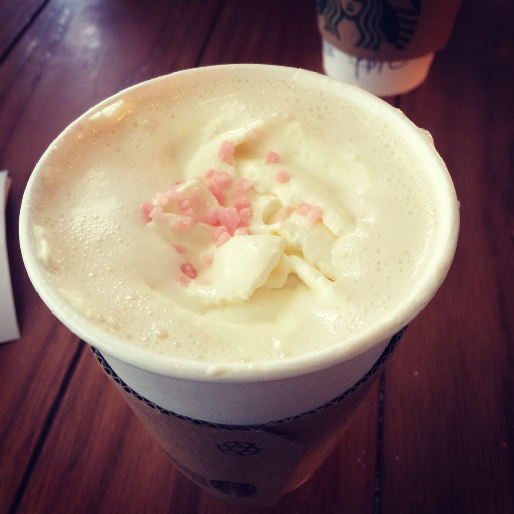 the peach latte