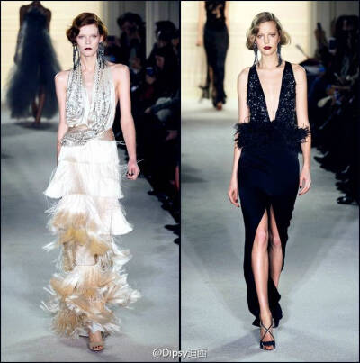 Marchesa F/W 2015┃纸醉金迷 • 绝世名伶 转自微博
