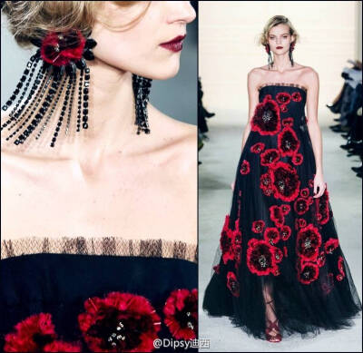 Marchesa F/W 2015┃纸醉金迷 • 绝世名伶 转自微博