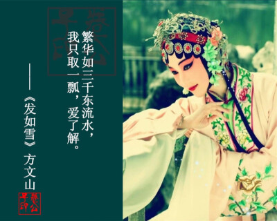 【中国国粹——京剧】国剧。青衣。花旦。戏子。戏曲。“一见倾心”的深情文字~
