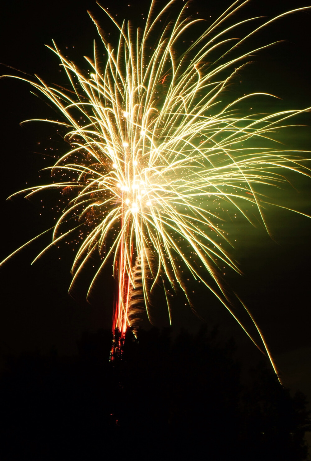 元宵家里的烟花