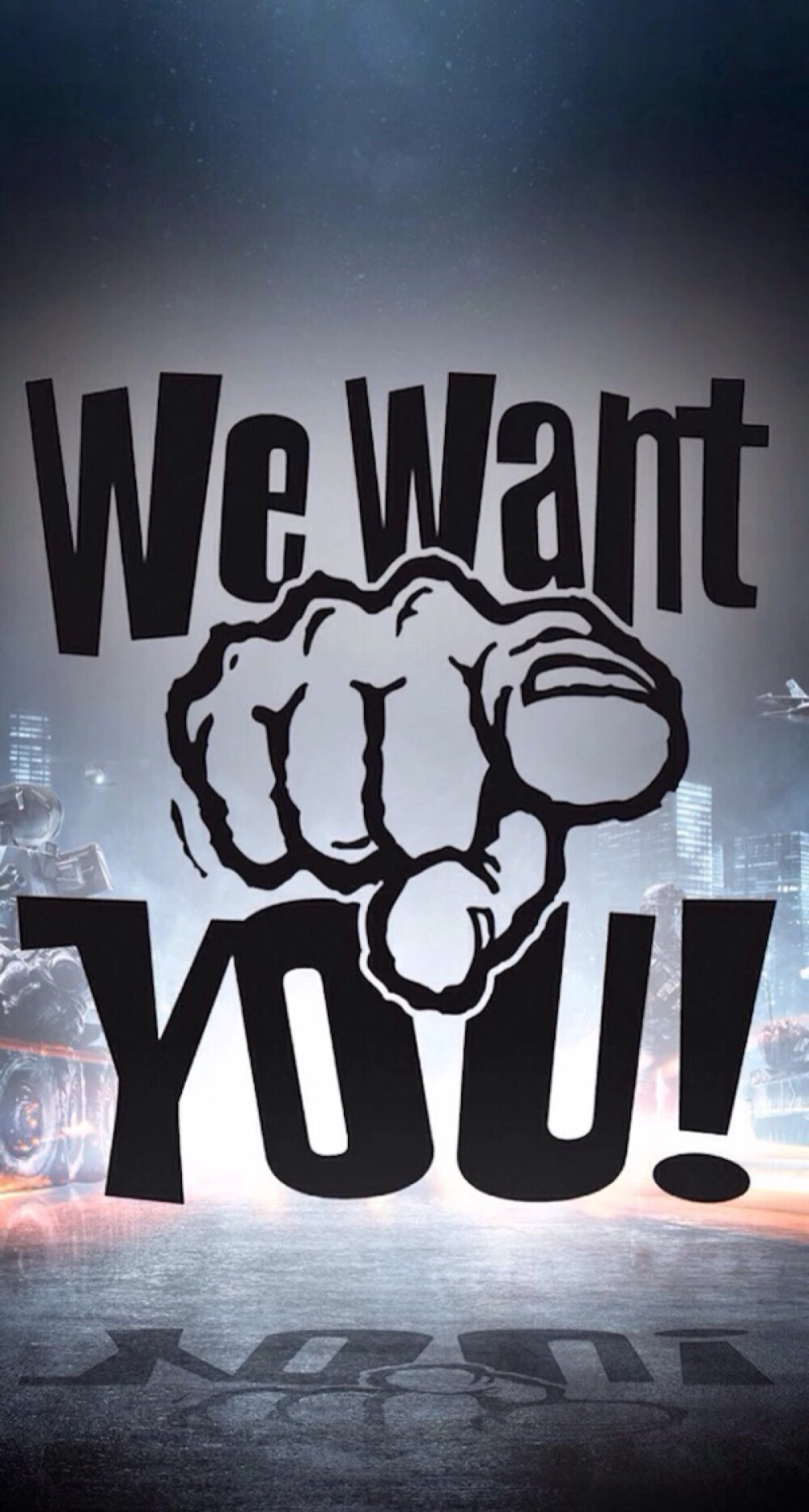 we want you