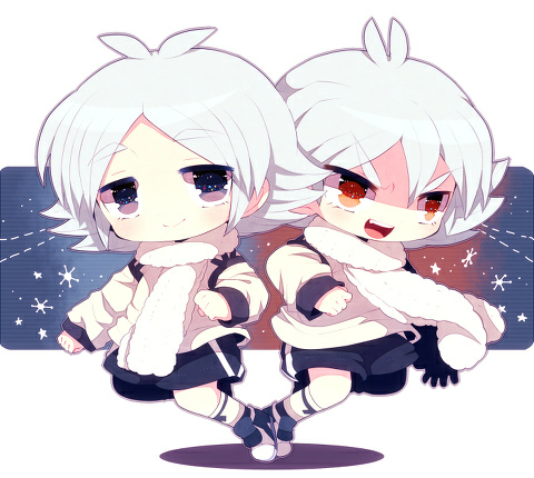 『domotolain』 p站 q版 吹雪 二次元 插画 少年 头像 手绘 壁纸 原创