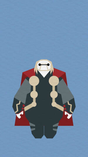 超能陆战队 大白的cos秀3 手机壁纸