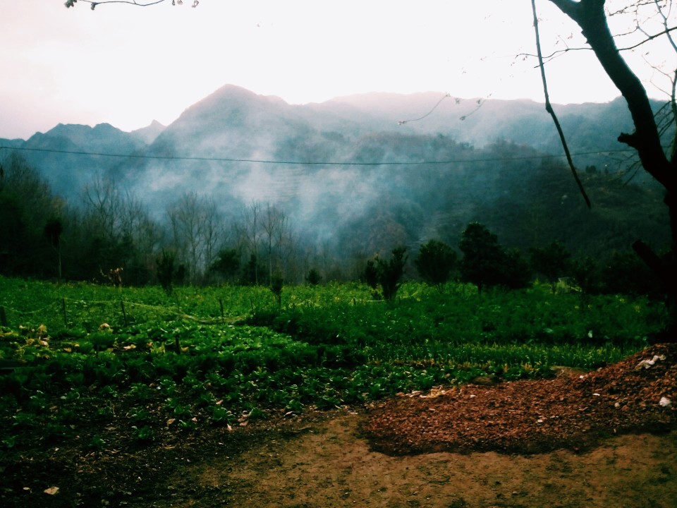 雨后山村