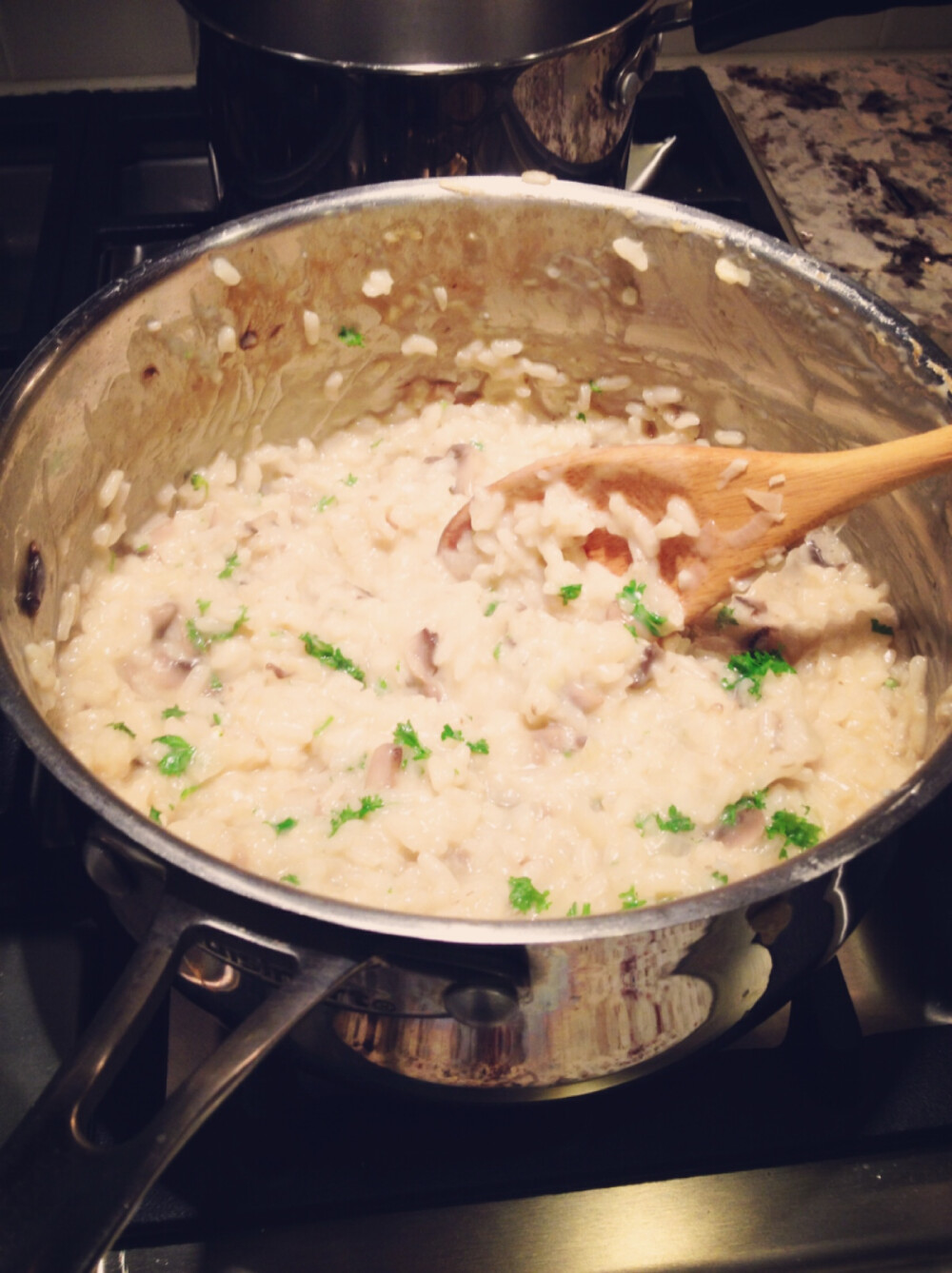 意大利烩饭 Risotto with Mushroom and Onion