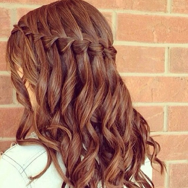 美发设计人物卷发发型背影美女编发头像壁纸