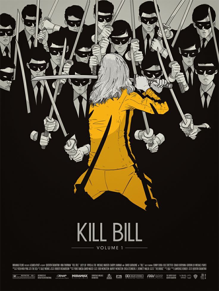 ＃艺术感海报系列＃杀死比尔Kill Bill 乌玛·瑟曼