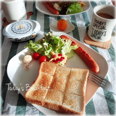 早餐_厨房_烹饪_烘培_早饭_美图_插图_壁纸_朝食_美食_食堂