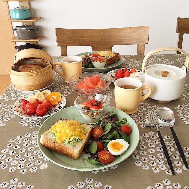 早餐_厨房_烹饪_烘培_早饭_美图_插图_壁纸_朝食_美食_食堂