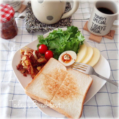 早餐_厨房_烹饪_烘培_早饭_美图_插图_壁纸_朝食_美食_食堂