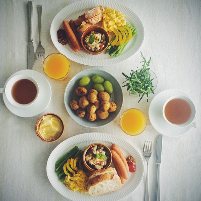 早餐_厨房_烹饪_烘培_早午饭_美图_插图_壁纸_朝食_美食_食堂