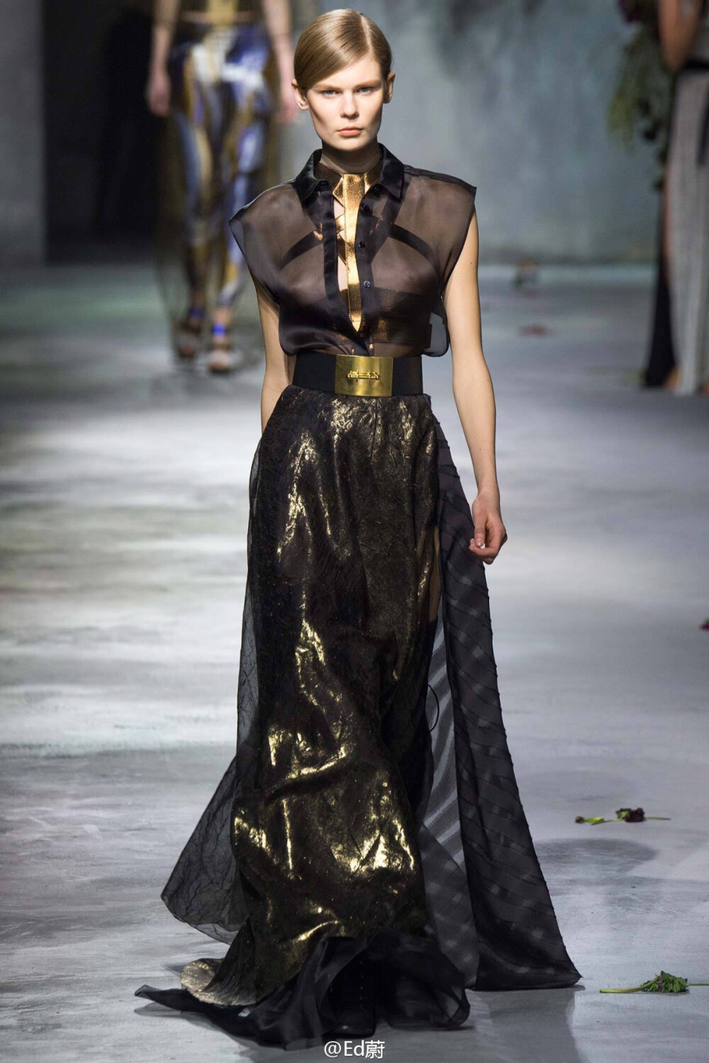 【衣睹为快时装周】2015秋冬时装周。Vionnet F/W 2015 来自冰岛的女神。服饰风尚。时装周。华光溢彩。