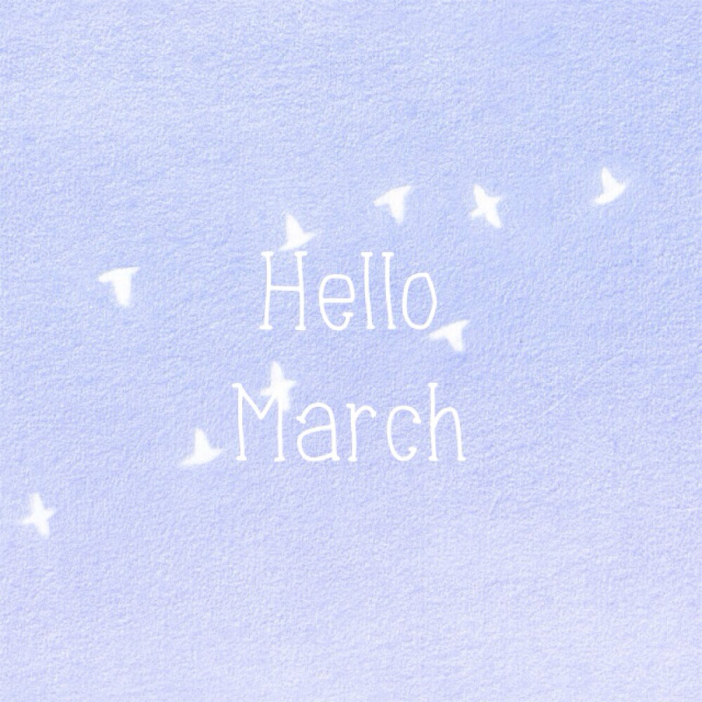 Hi，March：