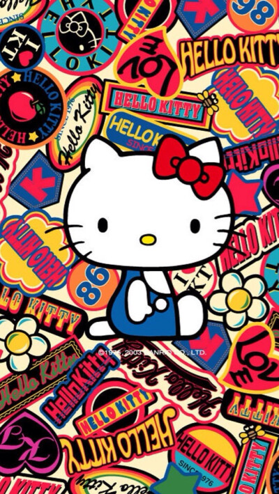 hello kitty的壁纸，萌死啦