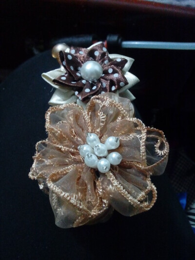 竖卡手工制作蝴蝶结头饰