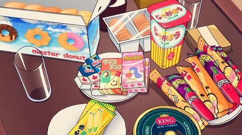 零食是宝漫画美食手帐插画