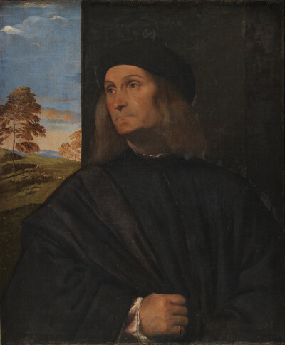 Tizian：Portrait of the Venetian Painter Giovanni Bellini （Google Art Project）