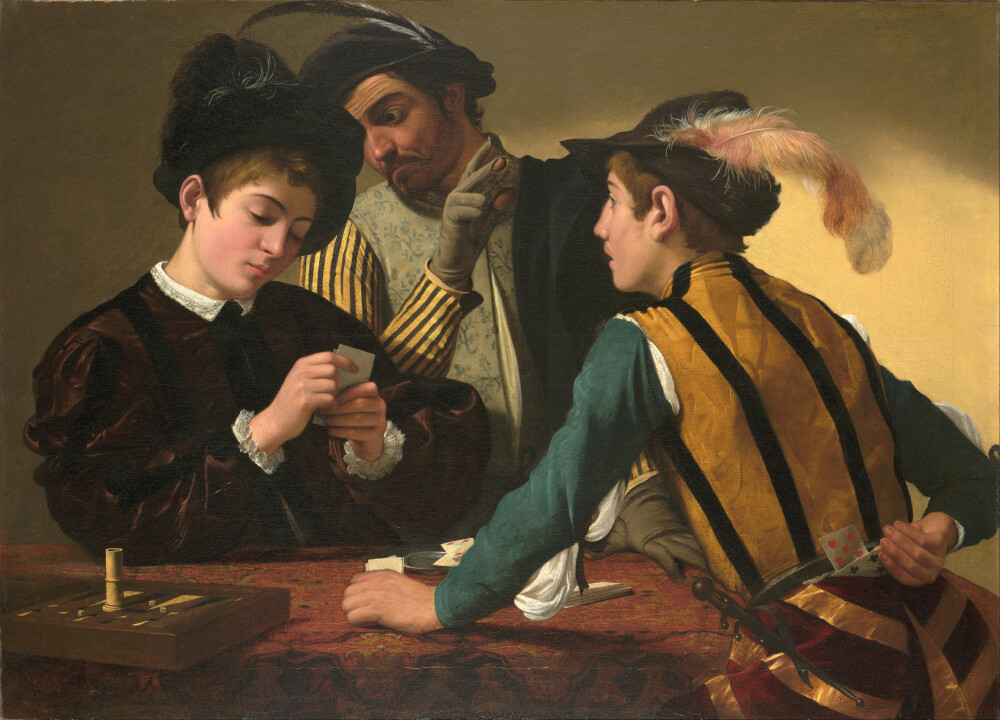 Caravaggio：The Cardsharps（Google Art Project）