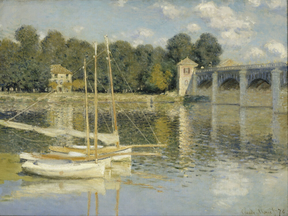 Claude Monet：The Argenteuil Bridge（Google Art Project）