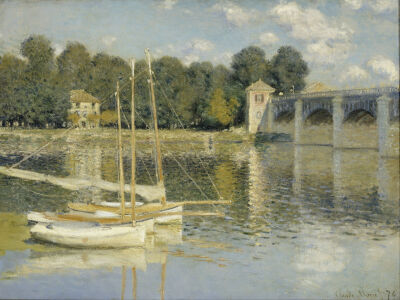 Claude Monet：The Argenteuil Bridge（Google Art Project）