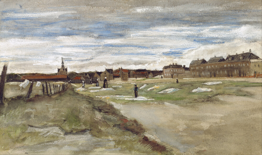 Vincent van Gogh：Bleaching Ground at Scheveningen（Google Art Project）