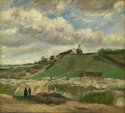 Vincent van Gogh：The hill of Montmartre with stone quarry（Google Art Project）