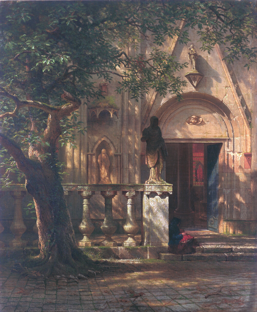 Albert Bierstadt：Sunlight and Shadow（Google Art Project）