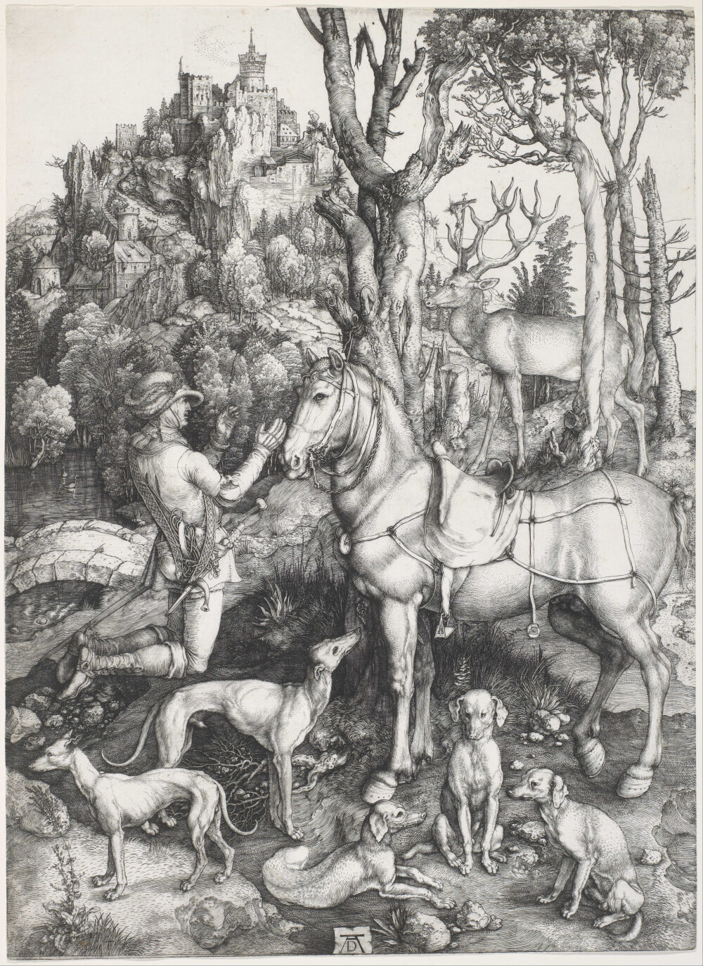 Albrecht Dürer：Saint Eustace（Google Art Project）