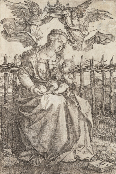 Albrecht Dürer：Virgin Mary Crowned By Two Angels（Google Art Project）