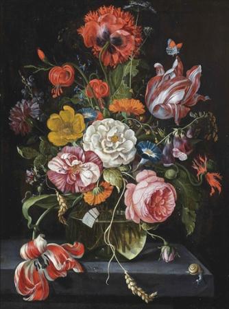 Circle of Jan Davidsz. de Heem (Utrecht 1606-1684 Antwerp) 依旧是荷兰画家Jan Davidsz. de Heem的作品~于2011年在英国拍卖，居然才估价4000~6000英镑TAT http://www.epailive.com/overseas/items/4/3/1296503.shtml http://www.epailive.com/overseas/it