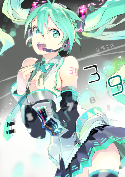 【初音未来】花虽凋落，但39依然还在，miku 39日快乐，啊里嘎多