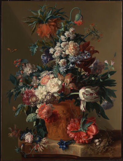 Vase of Flowers, 1722 by Jan Van Huysum,Dutch