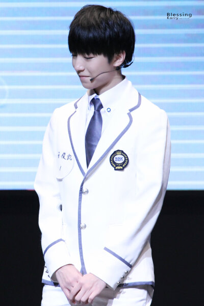 TFBOYS王俊凯 2015.02.28 步步高超级公开课录制现场。