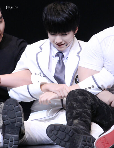 TFBOYS王俊凯 2015.02.28 步步高超级公开课录制现场。