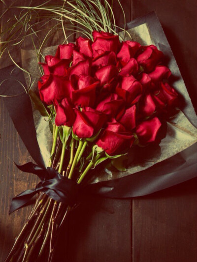 我爱这斑斓的色彩，如同你亲口说出的情话。红玫瑰 花与爱情