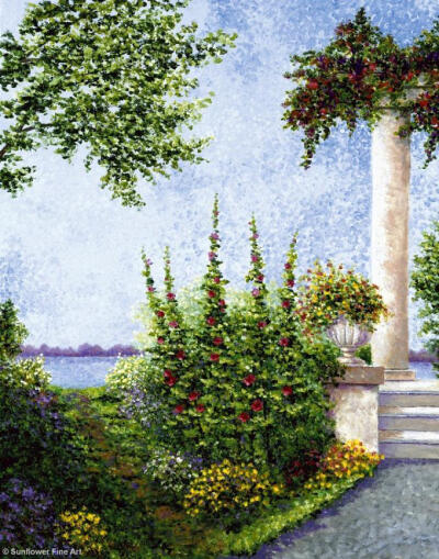 秘密花园 唯美 插图 意境 插画