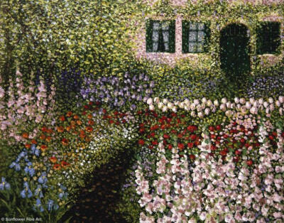 秘密花园 唯美 插图 意境 插画