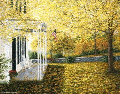 秘密花园 唯美 插图 意境 插画