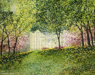 秘密花园 唯美 插图 意境 插画