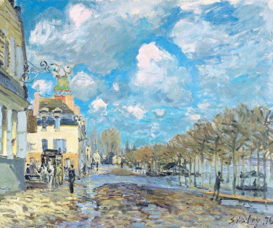 阿尔弗雷德·西斯莱（Alfred Sisley，1839年10月30日－1899年1月29日） 法国印象派创始人之一。