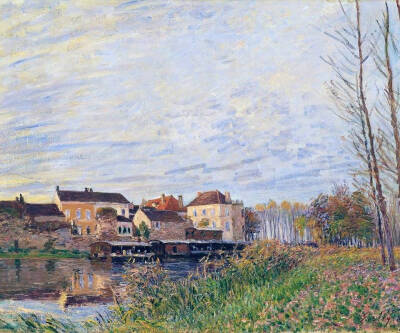 阿尔弗雷德·西斯莱（Alfred Sisley，1839年10月30日－1899年1月29日） 法国印象派创始人之一。