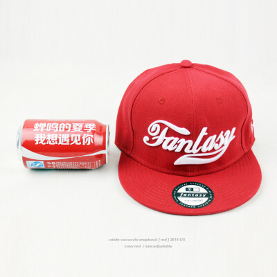 Fantasy brand Salute Cocacola Snapback 红色棒球帽限定版