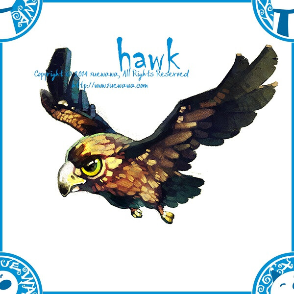 萌宠 雪娃娃 可爱 插画 动物 Q版