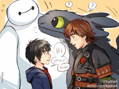 Baymax&amp;amp;Toothless 缘起