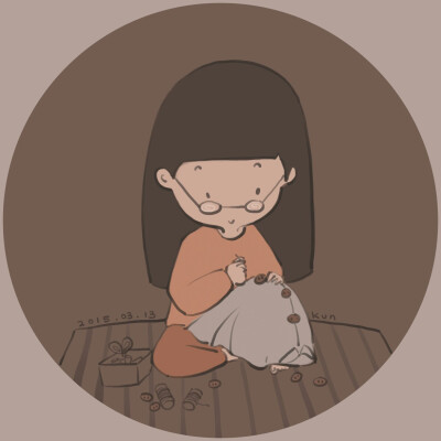 #小小画3月13日#总是嫌弃衣服扣子丑然后把他们扯下来换成木扣子ヽ(‘⌒´メ)ノ