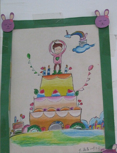 左老师油画棒作品