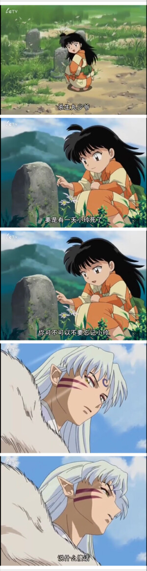 杀生丸和玲要永远在一起哦