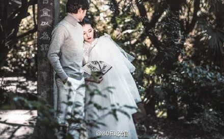  中式园林系现代婚纱